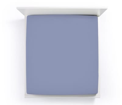 Bella Donna Jersey La Piccola Topperhoeslaken 90x190-200 cm blauwgrijs-0209