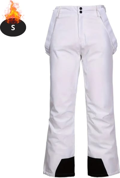Livano Skibroek - Skipak - Snowboard Broek - Winterbroek - Sneeuwbroek - Dames - Wintersport - Wit - Maat S