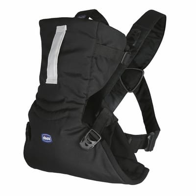 Chicco EasyFit ergonomische babydrager - draagzak vanaf de geboorte tot 9 kg - IHDI heupvriendelijk - 2 draagstanden - Black Night