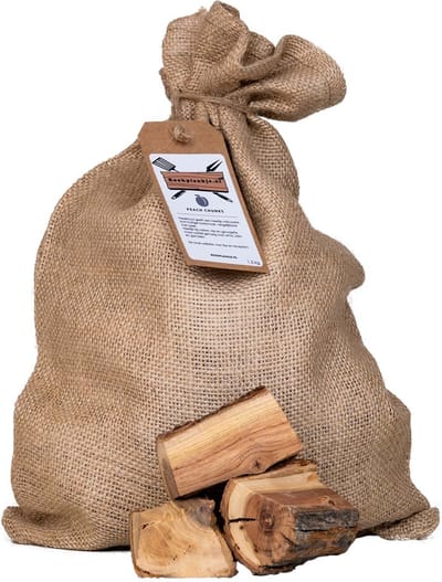 Perzik Chunks 1,5kg | BBQ Rookhout