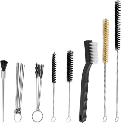 21-delige Airbrush Reinigingsset met Stalen Borstels en Spuitpistool Accessoires voor Effectieve Schoonmaak en Onderhoud