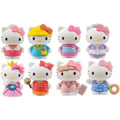 Beeldje YuMe Toys Hello Kitty (x8)