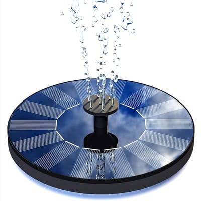 DailySupplies® Solar Fontein - Led Verlichting - Vijververlichting - Zwart