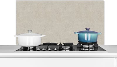 Spatscherm keuken 100x50 cm - Kookplaat achterwand Steen - Beton print - Patronen - Muurbeschermer - Spatwand fornuis - Hoogwaardig aluminium