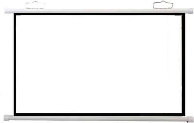 Projectiescherm - Filmscherm Beamer - Thuisbioscoop Creëren - HD Wit Glasvezel - 30 Inch - Wit