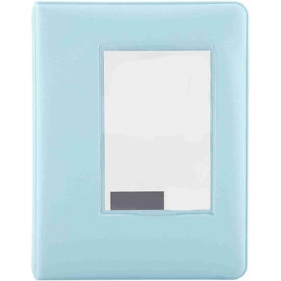 64 vakken 3 inch mini fotoalbum voor 7s/8/25/50s/90 fotohoes blauw blauw
