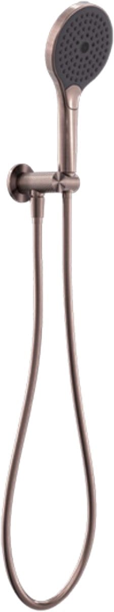 Owen & Finch Handdouche Messing Geborsteld Satijn Brons PVD – 3 Standen – Diamantkarteling