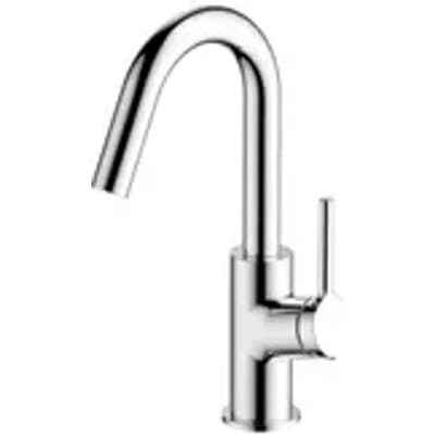 Aquavive Wastafelmengkraan Bowen - Lage Uitloop - Draaibaar - Chroom - 26,7cm