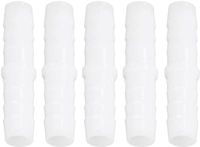Dailygoods- Slangconnector 10 Stuks - Plastic Slangverbinder - PE Materiaal - Duurzaam - Geschikt voor Pomp- en Siliconeslangen - Veilig in Gebruik