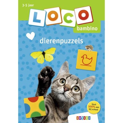 Loco bambino dierenpuzzels Educatieve boeken (spelletjes en raadsels)