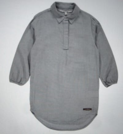 Moscow Lange Blouse - Off White/ Faded Indigo - Maat 164