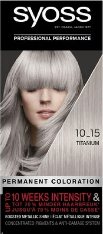 SYOSS Color baseline 10-15 Titanium haarverf - 1 stuk