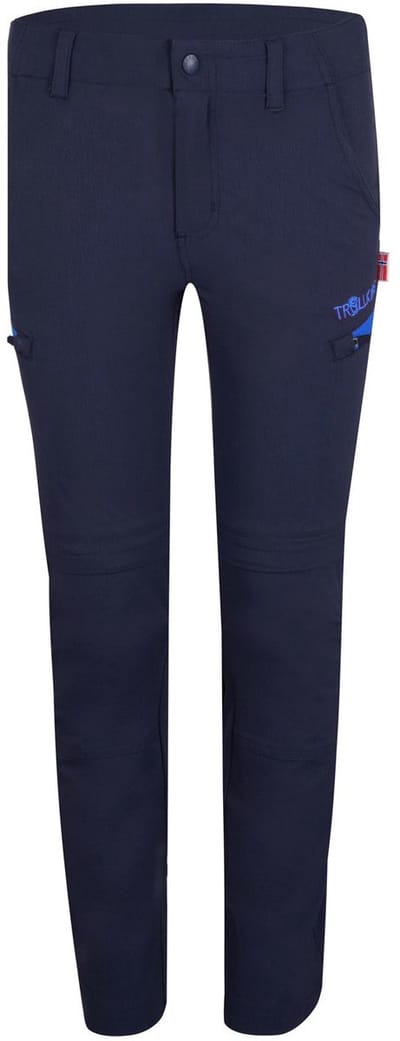 Trollkids Kjerag Zip-off Broek Blauw 122 cm Jongens,Meisjes