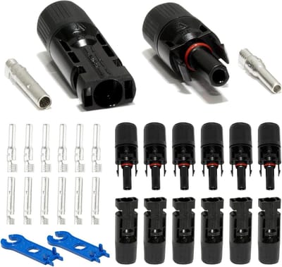 Zonne-connector - Zonnepaneel kabelconnector - Energie opwekken - IP68 waterdicht - 10-14AWG
