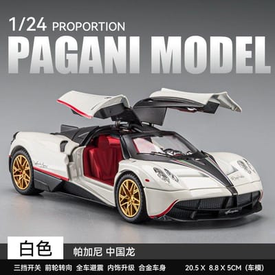 1:24 Pagani Huayra Dinastia Hypercar Legering Metaal Diecast Modelauto Woondecoratie Desktop Display Ornament Hoge Simulatie Mini