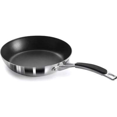 Roestvrijstalen tri-metalen koekenpan met antiaanbaklaag Lacor 20 cm