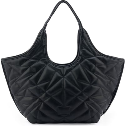 SEIDENFELT MANUFAKTUR shopper Huuvari Shopper Black zwart