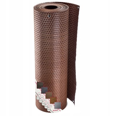 KADAX Inkijkbescherming voor balkon, terras, hek, weerbestendige inkijkbeschermingsmat van PE-rotan, per meter, balkonscherm met kabelbinders, inkijkbescherming (0,9x1m, honinggeel)
