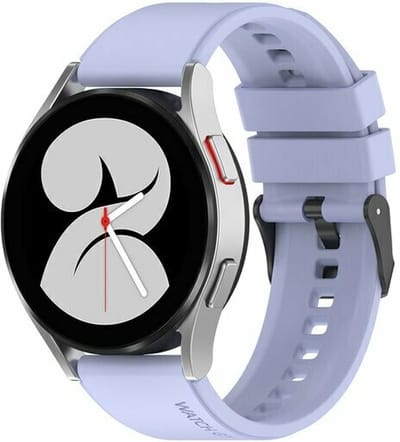 By Qubix - Geschikt voor Garmin bandje - Geschikt voor Garmin Vivomove 3 / HR / Luxe / Sport / Style / Trend - Siliconen gesp bandje - Lila - Smartwatch bandje 20mm