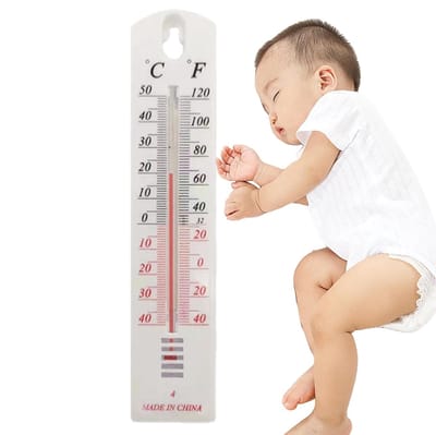 Temperatuurmeter Binnen Buiten - Weerindicator Monitor - Klimaat Controle - Breed Meetbereik - 218 x 46 cm