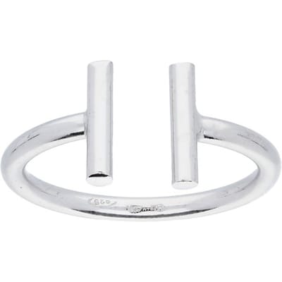 Damesring - Staafje 925 - ringmaat 18.50mm / maat 58