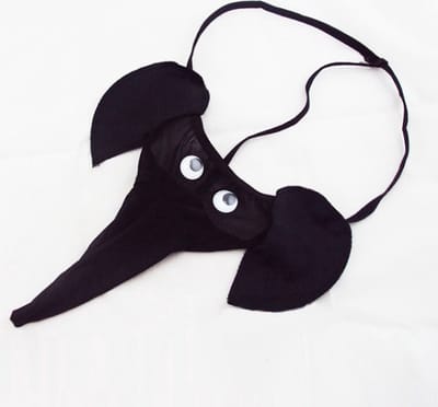 Jumada's - Olifant - Heren string - Zwart - Slurf hoes - Cock ring - Penis versiering - plezier in slaapkamer - verkleedspel - rollenspel