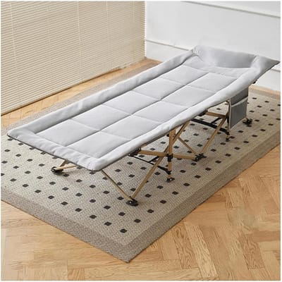 Opvouwbaar Kampeerbed - Vouwbed Volwassenen - Buiten Ontspannen - Snel Opzetbaar - 190x71cm