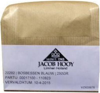 Jacob Hooy Bosbessen blauw 250 Gram