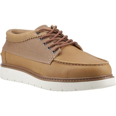 TOMS TRVL LITE Forrest Leer Heren Tan Veterschoenen