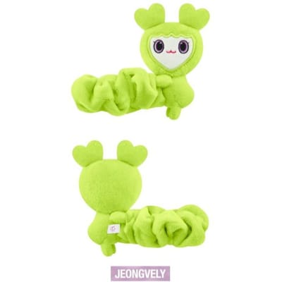 TWICE LOVELY Scrunchie - DIT IS VOOR Jeongvely yellow