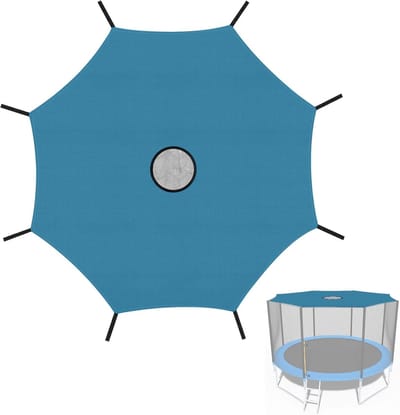 Trampoline Zonnescherm - Trampoline Overkapping - Buiten Spelen - Waterdicht UV Beschermd - Voor 8-Bar Model - Zoals Afgebeeld