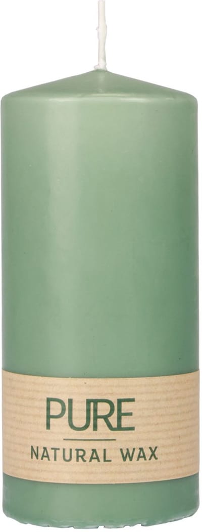 PURE stompkaars groen smaragd Wenzel kaarsen 130/60mm