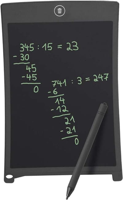 LCD-schrijf- en schilderbord - 8,5 inch papierloos tekenen, magnetische bevestiging en drukgevoelig scherm