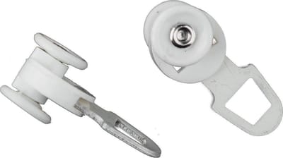 ANCHOR Gordijnrunners voor U-Rails – 25 stuks – Kunststof & Aluminium – Wit – Geschikt voor Gefi en De Luxe U-Rail (U2000/Runner 1107)
