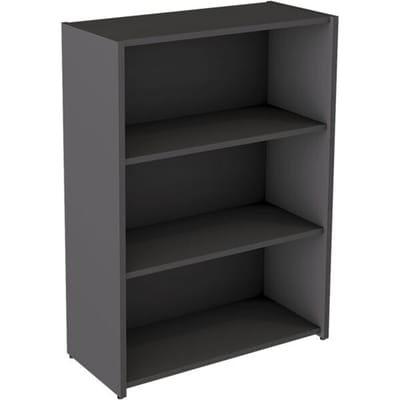 Lage Open Kantoorkast Oxford - Antraciet - 3 Ordnerhoogtes - 111cm