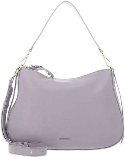 COCCINELLE Leren schoudertas Nory Handbag Grained Leather Oyster mauve