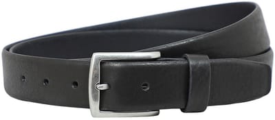 Landley Heren Luxe Pantalon Riem Leer - Zwart – 3,5 cm Breed - Lengte totaal 100 cm / Riemmaat 85