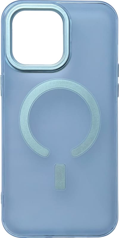 Casemania Hoesje Geschikt voor Apple iPhone 15 Plus - Blauw - Extra Stevig Siliconen Back Cover - Geschikt voor Magsafe