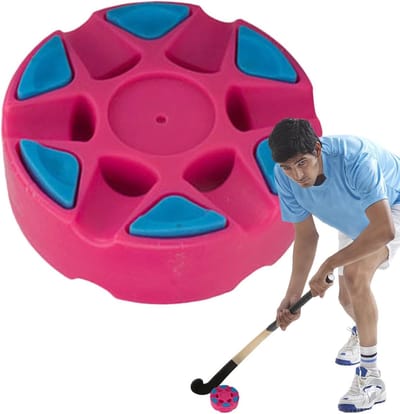 IJshockeypucks - Sportballen - Off-ijstraining - ABS Materiaal - 7.6 x 2.5 cm - Roze