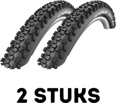 Fietsband - Buitenband - Set van 2 - Black Jack 18 x 1.90 (47-355) zwart