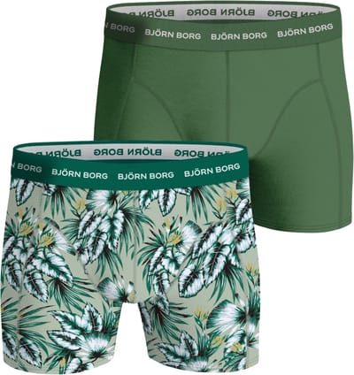 Björn Borg Cotton Stretch boxers - heren boxers normale lengte (2-pack) - multicolor