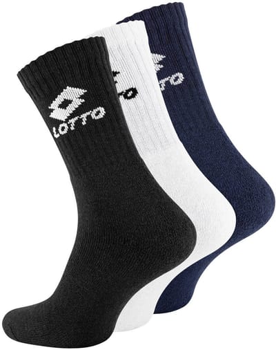 18 paar Mix Kleuren LOTTO Sportsokken Maat 43-46 Unisex LOTTO sokken BULK-VOORDEEL!!