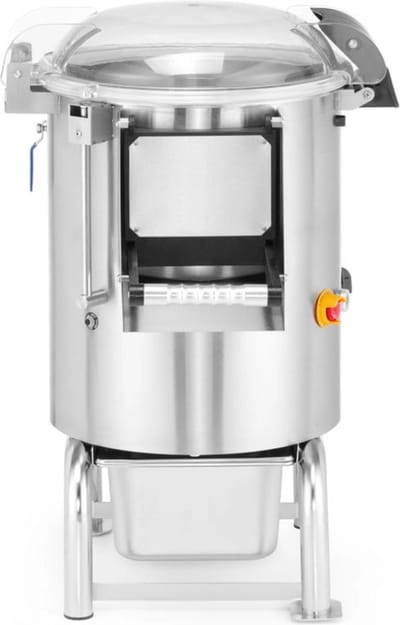 HENDI Aardappelschilmachine – 5 kg capaciteit – Krachtige motor – Roestvrij staal – Timer – Wateraansluiting