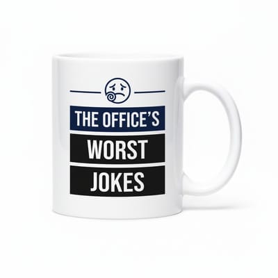The Office’s Worst Jokes Mok – Grappige Kantoorhumor Koffiemok – 330 ml Keramische Mok