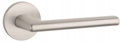 Kalmia Slanke Deurkruk Nikkel - Ronde Rozet - 7mm Dik