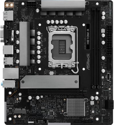 ASRock H810M-X Moederbord - Intel H810 - Intel LGA1851 - DDR5 RAM - Micro-ATX