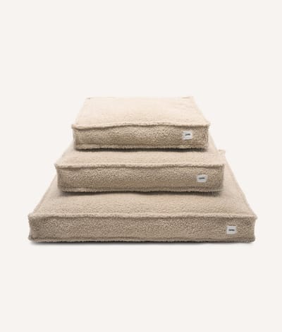 Cama Hond Borreguito Beige, Cuadra