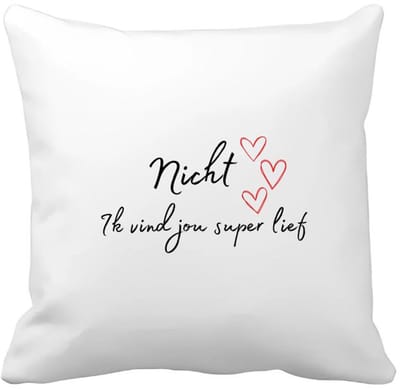 Akyol - nicht ik vind jou super lief Kussen hoes - Nicht - de liefste nicht - verjaardag - cadeautje voor nicht - nicht artikelen - kado - geschenk - 40 bij 40 cm