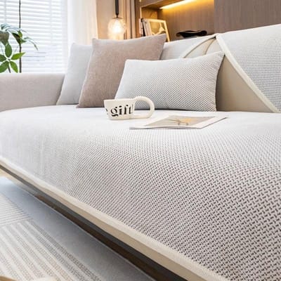Herfst Winter Chenille Bankovertrek Woonkamer Effen Kleur Bankkussen L-vormige Bankovertrek Antislip Bank Armleuning Rugleuning Mat 70x70cm 1pcs