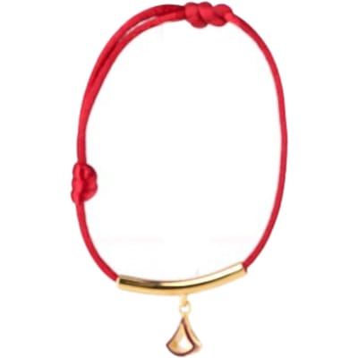 Bvlgari Divas' Dream-armband in rood katoen